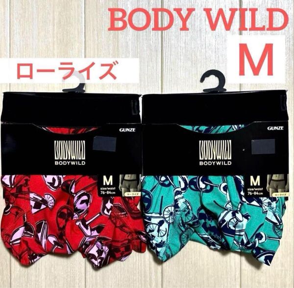★10【ローライズ】グンゼ BODY WILD ボクサー前とじM2枚
