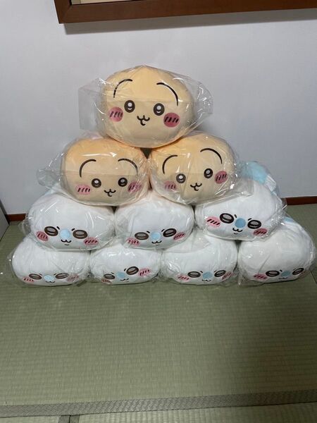 ちいかわもっちる寝そべりBIGぬいぐるみまとめ売り(うさぎ、モモンガ)