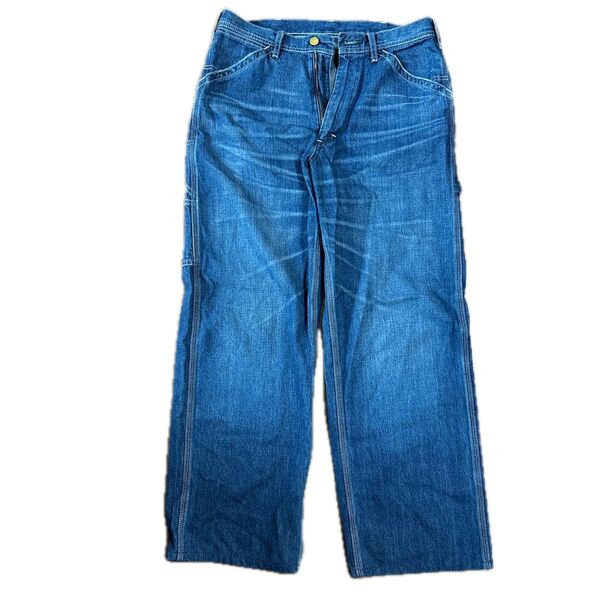 LEE DUNGAREES ワイドペインターパンツ LM7288 M 濃色ブルー medium blue