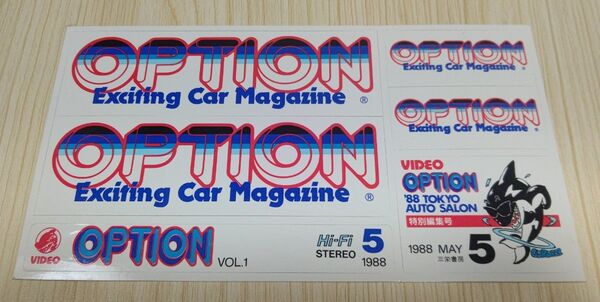 OPTION ステッカーシート