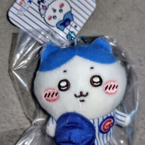ちいかわ×MLB TOKYO SERIES マスコット ハチワレ カブス ぬいぐるみキーチェーン マスコットぬいぐるみ 圧縮発送