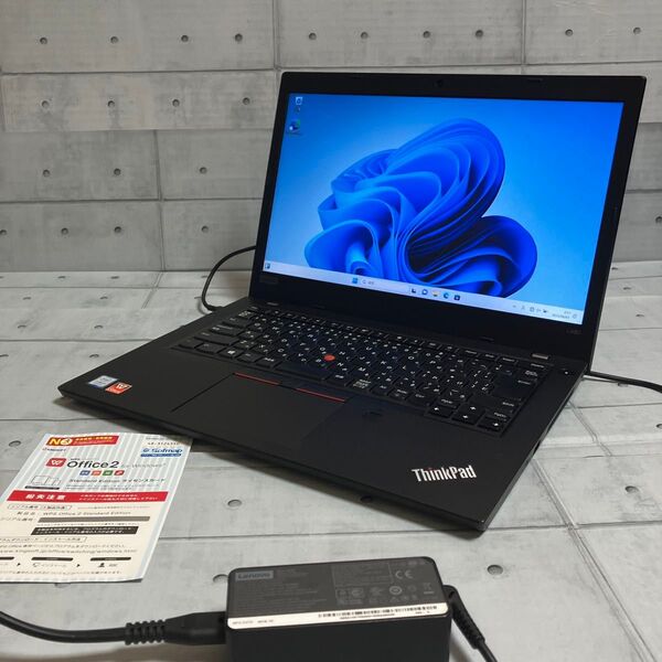 ノートパソコン☆Office☆Windows11☆i5-8250U メモリ8GB SSD 256GB☆ ThinkPad L480