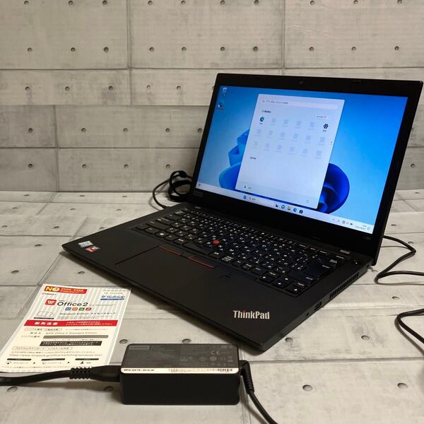 ノートパソコン☆Office☆Windows11☆i5-8250U メモリ8GB SSD 256GB☆ ThinkPad L480