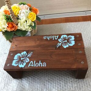 木製 多目的ラック 花台 鉢置き