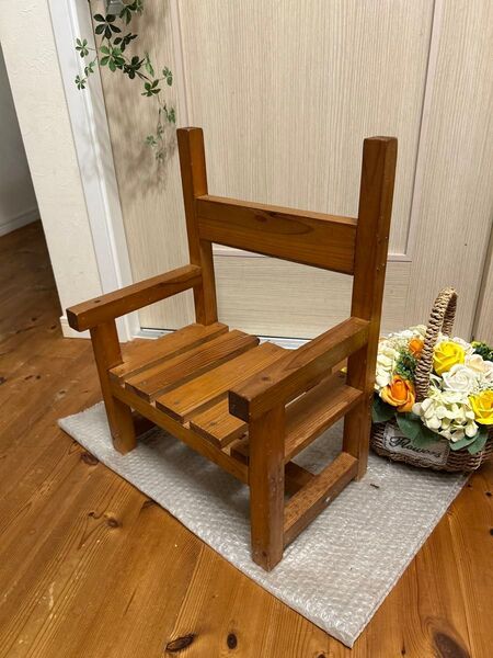 ドール用 ベンチチェア/ ベンチ型フラワースタンド 花台
