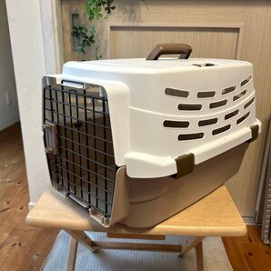美品 Wドア ちょっと大きめ ペットキャリー ペットケース アイリスオーヤマ