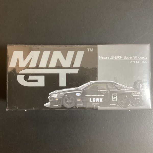 MINI GT 1/64 日産 LB-ER34 スーパーシルエット スカイライン スカイライン GT-R KPGC10 街道 V1