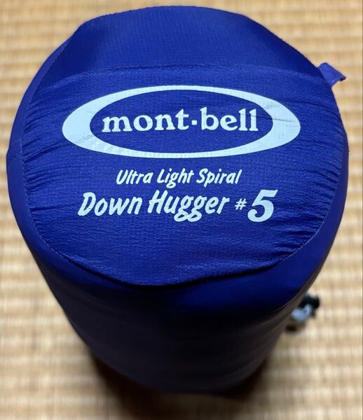 【美品】モンベル(mont-bell) U.L.スパイラルダウンハガー800 #5 寝袋 シュラフ