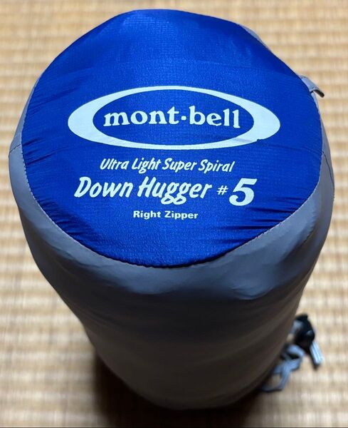 【美品】モンベル(mont-bell) U.L.スーパースパイラルダウンハガー #5 寝袋 シュラフ