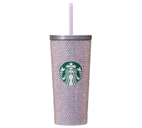 STARBUCKS スターバックス ホリデー2022 ステンレス コールドカップタンブラー ラインストーン 473ml