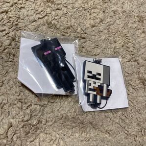 マインクラフト Minecraft マインクラフト わくわくBOX フリューくじ つながる ラバーストラップ 2種セット