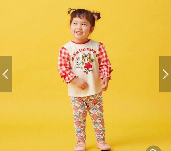 スイマー swimmer 長袖 80 可愛い 女の子 おしゃれ 子供服 赤ちゃん ベビーカー 保育園 ロンT