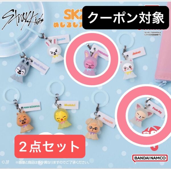新品未使用 straykids SKZOO めじるしアクセサリー ガチャ スキズ 2点セット