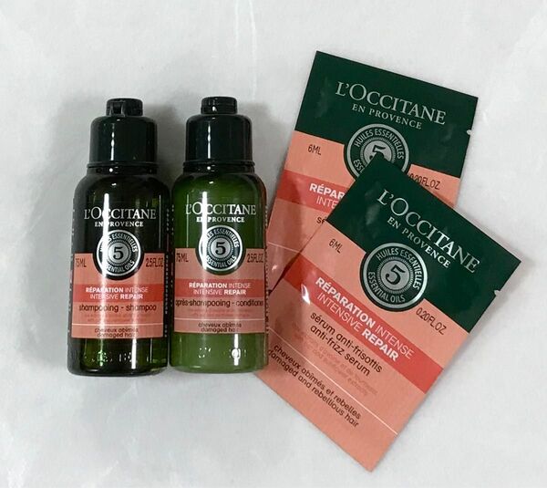 ロクシタン L'OCCITANE ファイブハーブス リペアリング シャンプー&コンディショナー サンプル付き
