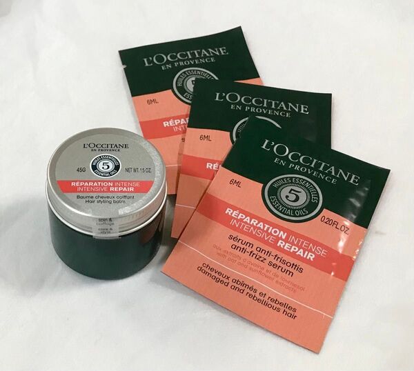 ロクシタン ファイブハーブスRヘアバーム 45g 新品未開封 サンプル付き