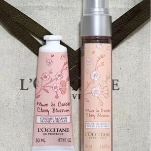 ロクシタン チェリーブロッサム ミスト&ハンドクリーム【ギフト巾着ショップ袋付き】