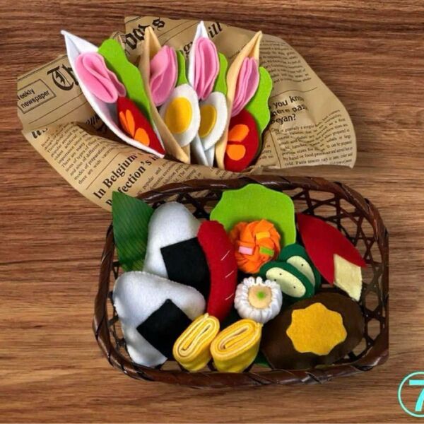 フェルト ハンドメイド ままごと 新品 手作り 知育玩具 誕生日 プレゼント お孫さん 幼稚園 保育園 保育士 孫 おままごと