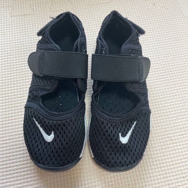 NIKE ナイキ エアリフト ブラック サンダル メッシュ 15cm ウォーターシューズ キッズ 子供用