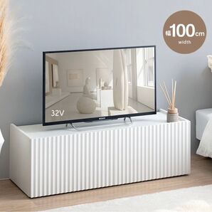 【新品 送料無料】 引き出し付き テレビ台 幅100cm テレビラック テレビボード ローボード リビング収納 収納家具 整理棚