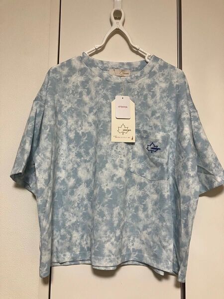 新品 LOGOS DAYS ロゴスデイズ Tシャツ M〜Lサイズ タイダイ柄 レディース