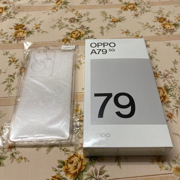 【シュリンク付き新品未開封】OPPO A79 5G グローグリーン ★未使用透明ケース付き