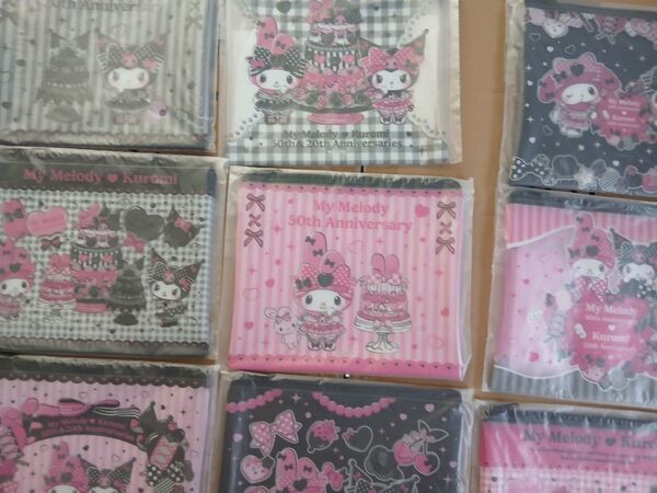 Happyくじ My Melody&Kuromi E賞 フラットポーチ 全9種