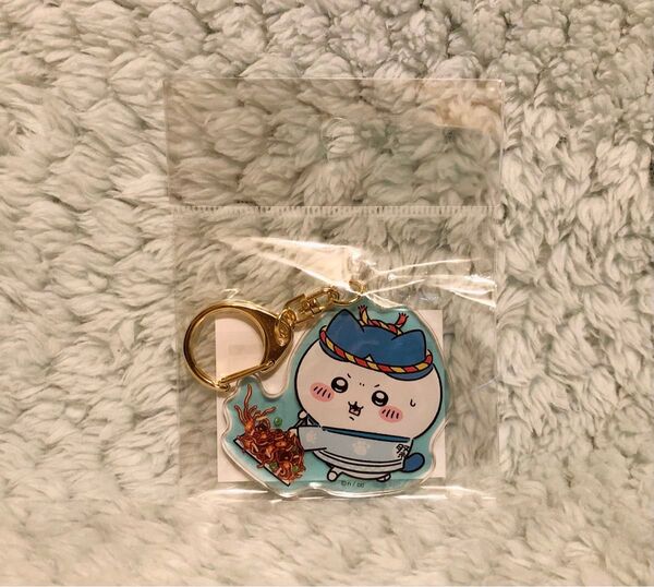 ちいかわ縁日☆アクリルキーホルダー☆ハチワレ☆お台場冒険王☆お台場商店