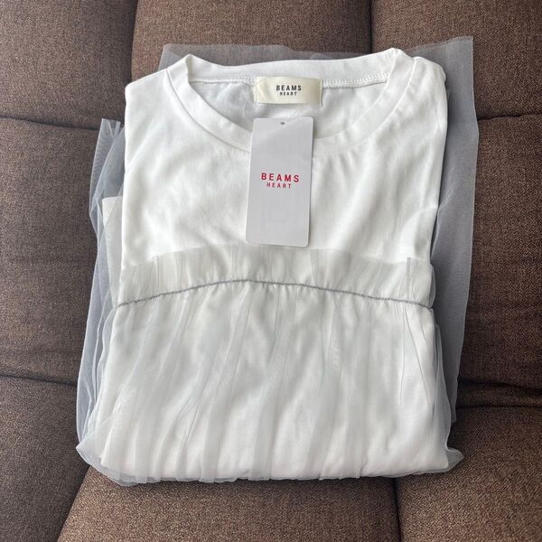 BEAMS HEART チュール Tシャツ 新品・未使用