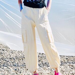 Drawstring Cocoon Cargo Pants/ドローストーリングコクーンカーゴパンツ MAISON SPECIAL