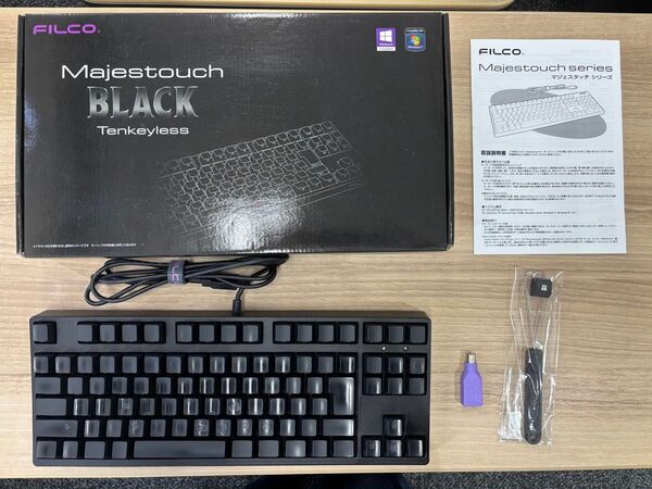 FILCO Majestouch 2 Black テンキーレス FILCKTL15 日本語配列 茶軸 前面印字