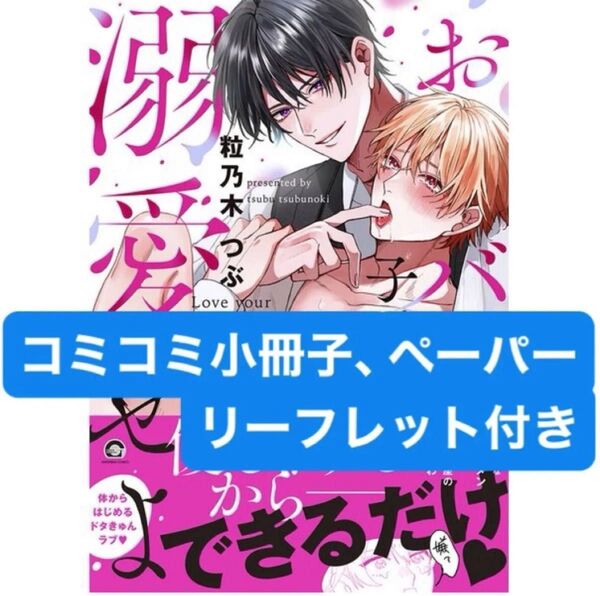 おバカな子ほど溺愛せよ コミコミ有償特典小冊子、コミコミ特典4Pリーフレット、店舗共通特典カラーペーパー付き