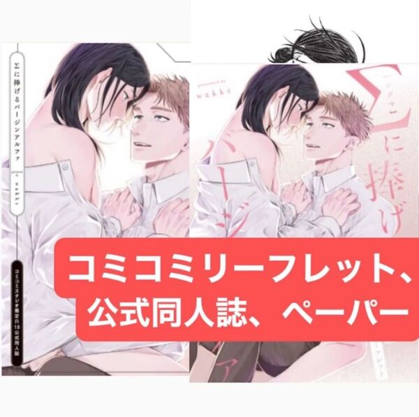 ※在庫確認必須※ Σに捧げるバージンアルファ コミコミスタジオ公式同人誌、コミコミ特典4Pリーフレット、店舗共通特典ペーパー