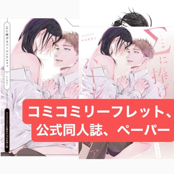 Σに捧げるバージンアルファ コミコミスタジオ公式同人誌、コミコミ特典4Pリーフレット、店舗共通特典ペーパー