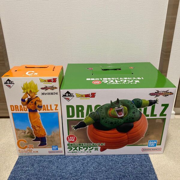 新品 未開封 一番くじ ドラゴンボールVSオムニバスCROSS C賞 超サイヤ人孫悟空 ラストワン賞 セル 2点セット
