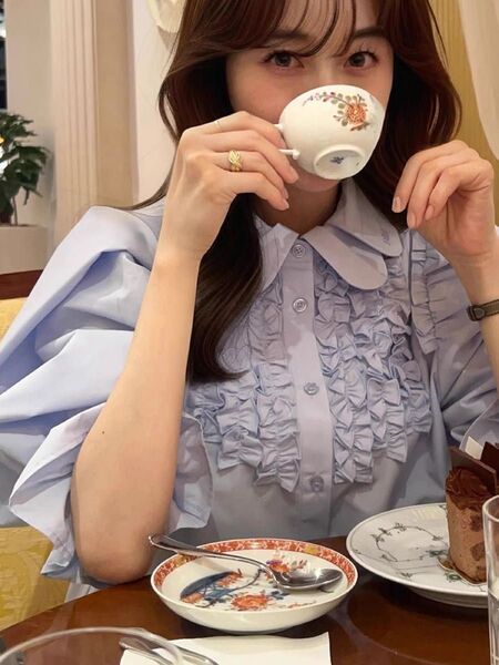 最終下げ!ラスト1点!Bibiy CORA PUFF BLOUSE