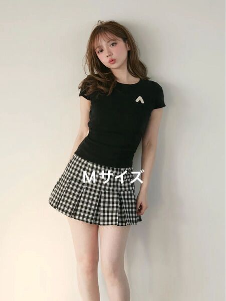 最終下げ!ラスト1点!ANDMARY Mia check skirt