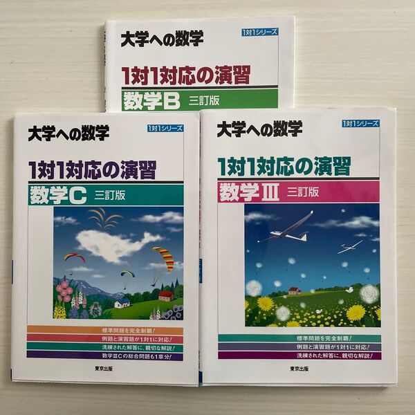 大学への数学1対1対応の演習 数学B、C、Ⅲ (1対1シリーズ) 三訂版 東京出版編集部 3冊セット
