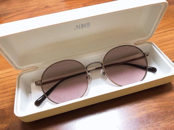 JINS ジンズ サングラス カラーレンズ ココア めがね メタルフレーム