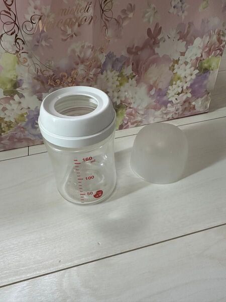 透明プラスチック哺乳瓶 160ml