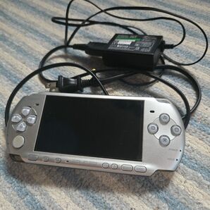 SONY PSP-3000 シルバー 本体 ACアダプター付き