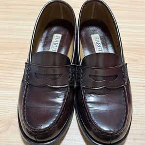 HARUTA ブラウンレザー ローファー ハルタ 通学用