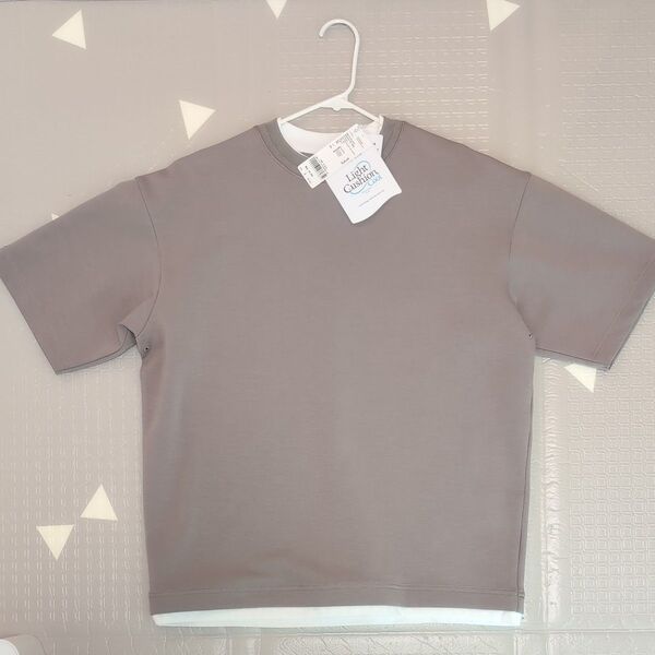 グローバルワーク ライトクッション クール フェイクレイヤード Tシャツ 半袖 Sサイズ