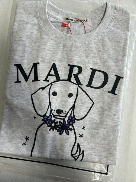 ドッグ柄原則当日発送Mardiマルディメクルディ大人気レディース半袖Tシャツ