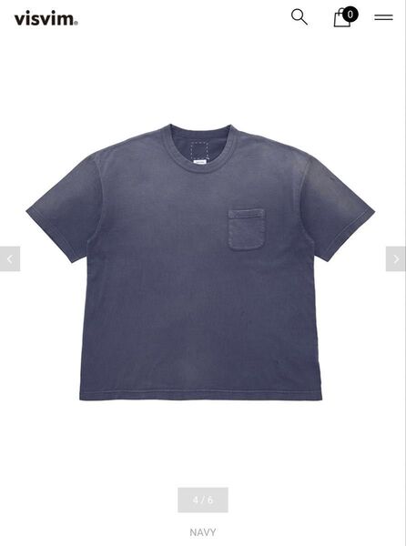 25ss visvim 0125105010015 JUMBO TEE S/S CRASH Tシャツ ポケットTシャツ