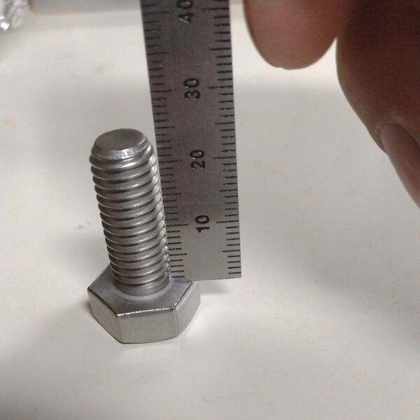 M10ステンレスボルト首下25mm 同梱割引値下げ交渉大歓迎です
