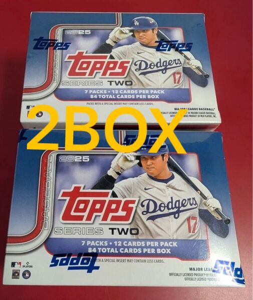 MLB 2025 TOPPS SERIES 2 Value box シュリンク付