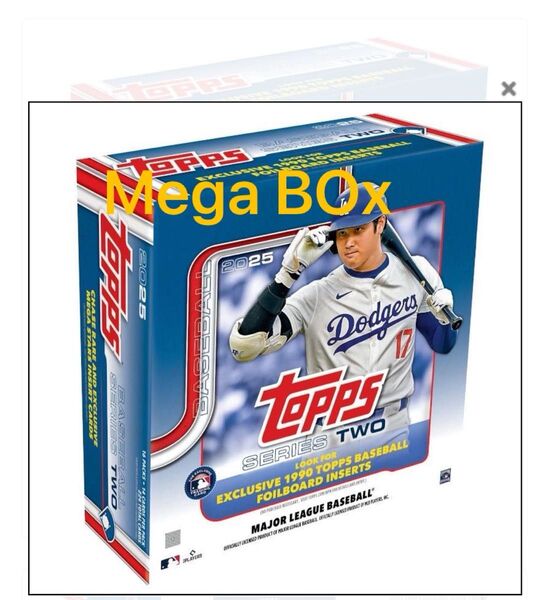 シュリンク MLB 2025 Topps Series 2 Mega Box 大谷翔平