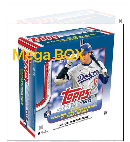 2025 Topps Baseball Series 2 Mega Box Topps 大谷翔平 MLB 2BOX