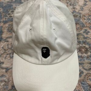 A BATHING APE キャップ アベイシングエイプ BAPE ホワイト