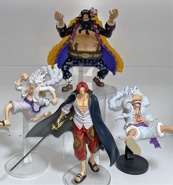ワンピース 一番くじ 新四皇 king of artist シャンクス ルフィ ニカ ティーチ フィギュア ギア5